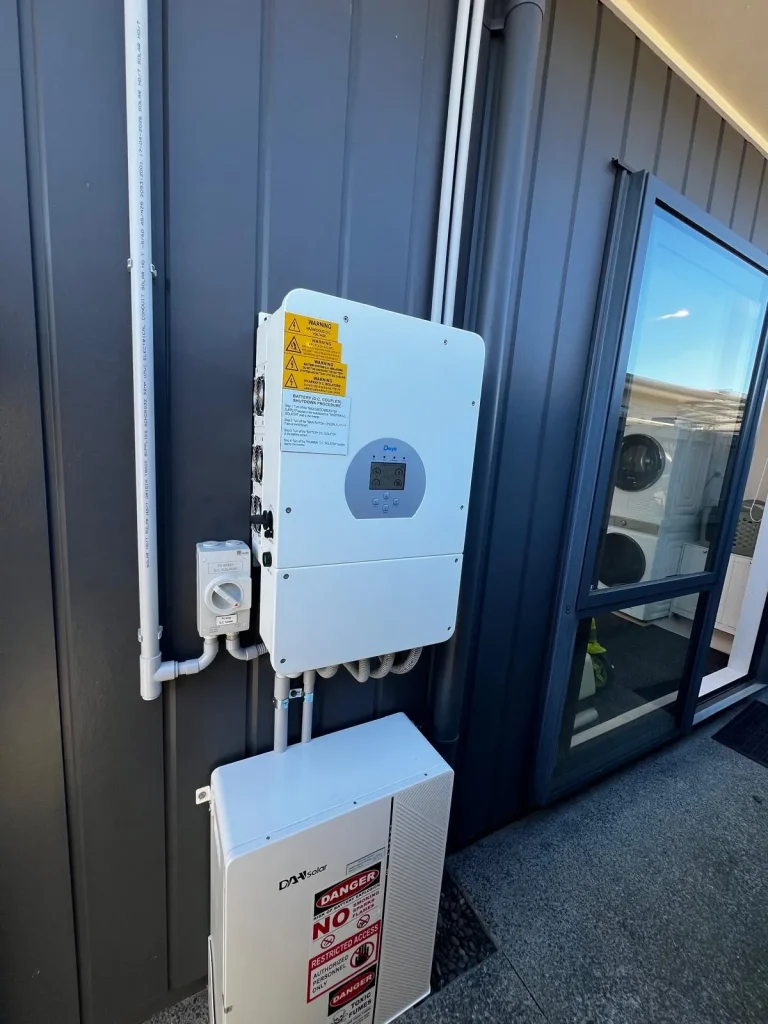 Ground-mounted solar and battery storage